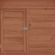 Chicken Coop Mocha and White 59.8"x37.7"x43.3" Solid Firwood product
