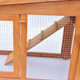 Large Rabbit Hutch Small Animal House Pet Cage with 2 Runs Wood product