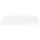 Floating Wall Shelves 4 pcs High Gloss White 19.7"x9.1"x1.5" MDF product