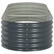 Garden Raised Bed 94.5"x31.5"x17.3" Galvanized Steel Gray product
