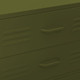 Chest of Drawers Olive Green 31.5"x13.8"x40" Steel product