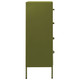 Chest of Drawers Olive Green 31.5"x13.8"x40" Steel product