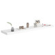 Floating Wall Shelf White 47.2"x9.3"x1.5" MDF product