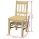 Wooden Dining Table with 4 Chairs Natural product