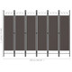 6-Panel Room Divider Anthracite 94.5"x70.9" product