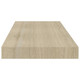 Floating Wall Shelves 2 pcs Oak 23.6"x9.3"x1.5" MDF product