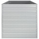 Garden Raised Bed 63"x31.5"x30.3" Galvanized Steel Silver product
