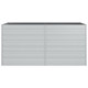 Garden Raised Bed 63"x31.5"x30.3" Galvanized Steel Silver product
