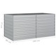 Garden Raised Bed 63"x31.5"x30.3" Galvanized Steel Silver product