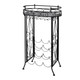 Wine Rack with Glass Holder for 9 Bottles Metal product