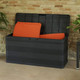 Patio Storage Box Black 46.1"x17.7"x22" product