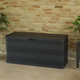 Patio Storage Box Black 46.1"x17.7"x22" product