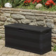 Patio Storage Box Black 46.1"x17.7"x22" product