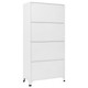 Locker Cabinet with 9 Compartments Steel 35.4"x17.7"x70.9" Gray product