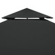 2-Tier Gazebo Top Cover 1 oz/ft² 13.1'x9.8' Anthracite product