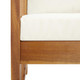 Patio Chairs with Cushions 2 pcs Solid Acacia Wood product