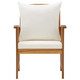 Patio Chairs with Cushions 2 pcs Solid Acacia Wood product