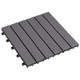 Decking Tiles 20 pcs Gray Wash 11.8"x11.8" Solid Acacia Wood product