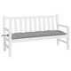 Garden Bench Cushion Gray 59.1"x19.7"x2.8" Oxford Fabric product