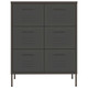 Drawer Cabinet Anthracite 31.5"x13.8"x40" Steel product