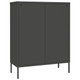 Drawer Cabinet Anthracite 31.5"x13.8"x40" Steel product