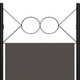3-Panel Room Divider Anthracite 47.2"x70.9" product