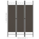 3-Panel Room Divider Anthracite 47.2"x70.9" product