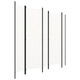 5-Panel Room Divider White 98.4"x70.9" product