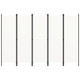 5-Panel Room Divider White 98.4"x70.9" product
