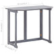 Folding Balcony Table 35.4"x19.7"x29.1" Solid Acacia Wood product