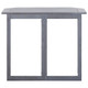 Folding Balcony Table 35.4"x19.7"x29.1" Solid Acacia Wood product