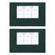 Party Tent Sidewall 2 pcs with Window PE Green product