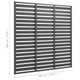 Fence Panel WPC 70.9"x70.9" Gray product