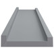 Picture Frame Ledge Shelves 2 pcs Gray 23.6"x3.5"x1.2" MDF product