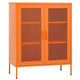 Storage Cabinet Orange 31.5"x13.8"x40" Steel product