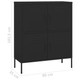 Storage Cabinet Black 31.5"x13.8"x40" Steel product