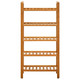 Shoe Rack with 5 Shelves 19.7"x10.6"x39.4" Solid Oak Wood product