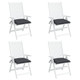 Chair Cushions 4 pcs Anthracite 15.7"x15.7"x2.8" Oxford Fabric product