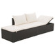 Patio Bed Black 76.8"x23.6" Poly Rattan product