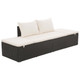 Patio Bed Black 76.8"x23.6" Poly Rattan product