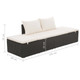 Patio Bed Black 76.8"x23.6" Poly Rattan product