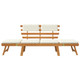 Patio Bench with Cushions 2-in-1 74.8" Solid Acacia Wood product