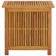 Patio Storage Box 23.6"x19.7"x22.8" Solid Wood Acacia product