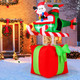 6 ft Inflatable Christmas Santa Claus with Helicopter  product