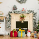 9ft Pre-lit Snowy Christmas Garland with Berries  product