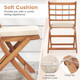 3-Piece Acacia Wood Patio Bistro Set with Table and Chairs product