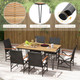 7-Piece Patio Dining Set With Acacia Wood Dining Table product