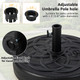 22-Inch Fillable Heavy-Duty Round Patio Umbrella Base Stand product