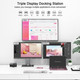 MCY 12-in-1 Triple Display Laptop USB-C  Docking Station product