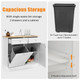 Wooden Kitchen Trash Cabinet with Drawers and Storage product